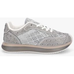 stand-prive.com Baskets brodées à strass - Vert de gris vert-de-gris 36 female