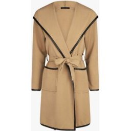 stand-prive.com Veste longue à capuche coupe droite - Beige beige 36 female