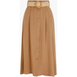 stand-prive.com Jupe longue évasée à boutons - Camel camel 36 female