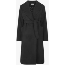 stand-prive.com Manteau long uni ceinturé - Noir noir 36 female