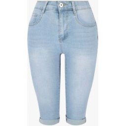 stand-prive.com Bermuda push up à revers coupe droite - Bleu bleu 36 female