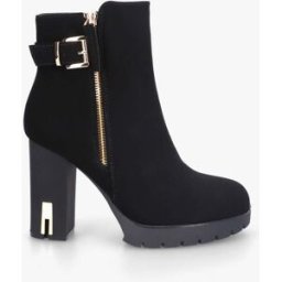 stand-prive.com Bottines sanglées à empiècement métal au talon - Noir noir 36 female