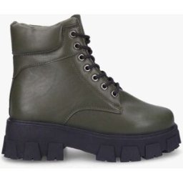 stand-prive.com Boots à lacets et semelles crantées - Kaki kaki 36 female