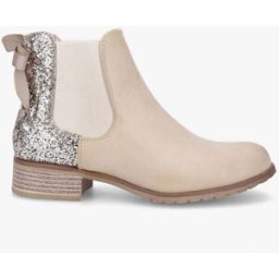 stand-prive.com Chelsea boots à contrefort pailleté et lacets - Taupe taupe 36 female