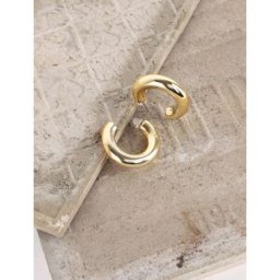 stand-prive.com Boucles d'oreilles demi-créoles épaisses - Or or T.U female
