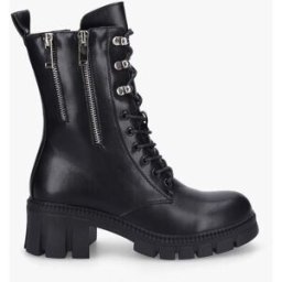 stand-prive.com Boots montantes à lacets et zips - Noir noir 36 female
