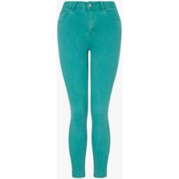 stand-prive.com Jean skinny uni à taille standard - Turquoise turquoise 36 female