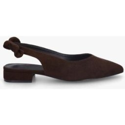 stand-prive.com Ballerines en suédine à talon - Chocolat chocolat 36 female