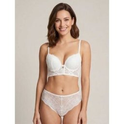 stand-prive.com Ensemble soutien-gorge et tanga à bijoux arbre strassé - Blanc blanc 100C/42 female
