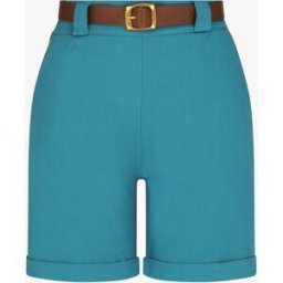 stand-prive.com Short droit uni taille standard élastiquée - Turquoise turquoise 36 female