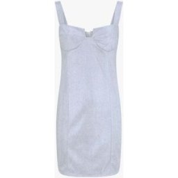 stand-prive.com Robe fourreau pailletée à col bustier - Gris clair gris-clair 36 female