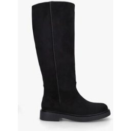 stand-prive.com Bottes en suédine à surpiqûre ton sur ton - Noir noir 36 female