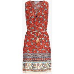 stand-prive.com Robe mi-longue à imprimé baroque - Rouge rouge 36/38 female