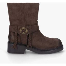 stand-prive.com Bottines en suédine à détail tressé - Marron marron 36 female
