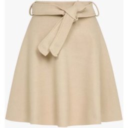 stand-prive.com Jupe patineuse taille haute unie - Beige beige 36 female