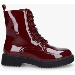 stand-prive.com Bottines montantes vernies à lacets - Bordeaux bordeaux 36 female