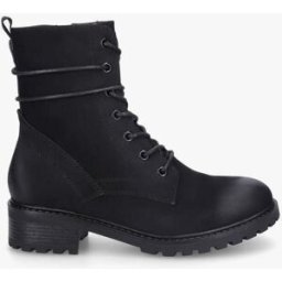 stand-prive.com Bottines montantes en simili à lacets - Noir noir 36 female