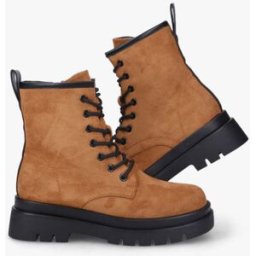 stand-prive.com Bottines en suédine à lacets et plateforme - Camel camel 36 female