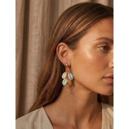 stand-prive.com Boucles d'oreilles à coquillages - Turquoise turquoise T.U female