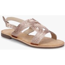stand-prive.com Nu-pieds à ganses entrelacées - Champagne champagne 36 female