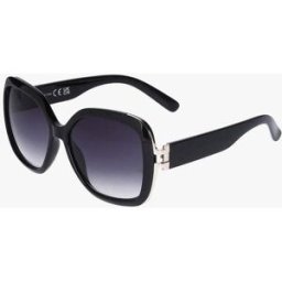 stand-prive.com Lunettes de soleil rondes oversize - Noir noir T.U female