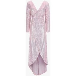 stand-prive.com Robe longue à sequins à bords asymétriques - Champagne champagne 36 female