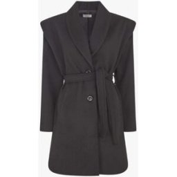 stand-prive.com Manteau long boutonné et ceinturé - Noir noir 36 female