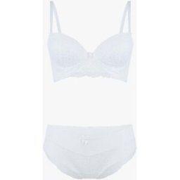 stand-prive.com Ensemble bustier à petites fleurs en dentelle - écru - ecru ecru 100C/42 female