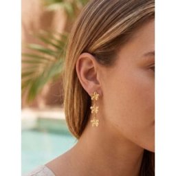 stand-prive.com Boucles d'oreilles pendantes fleurs - Or or T.U female