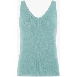 stand-prive.com Top uni irisé en maille - Turquoise turquoise 36/38 female