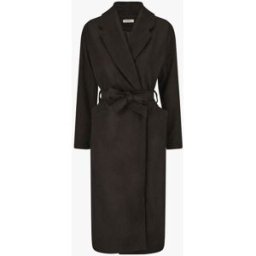 stand-prive.com Manteau long uni ceinturé - Noir noir 36 female