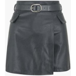 stand-prive.com Short trompe l'oeil ceinturé - Noir noir 36 female