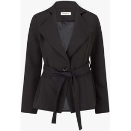 stand-prive.com Blazer uni ceinturé - Noir noir 36 female