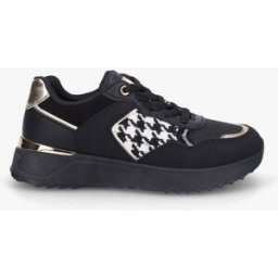 stand-prive.com Sneakers à imprimé python et pied de poule - Noir noir 36 female