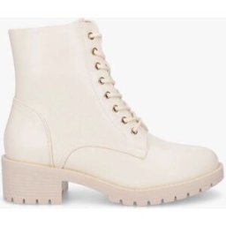 stand-prive.com Boots à lacets en simili - Beige beige 36 female