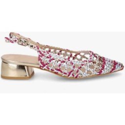 stand-prive.com Ballerines tressées à talon bloc - Fushia fushia 36 female