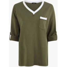 stand-prive.com Sweat oversize col V irisé - Kaki kaki 36 female