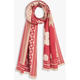 stand-prive.com Echarpe imprimé floral - Rouge rouge T.U female