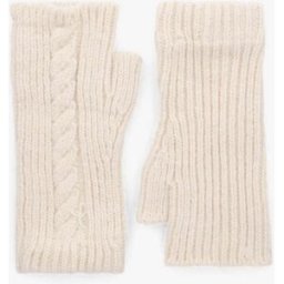 stand-prive.com Mitaines unies en maille tressée - Beige beige T.U female