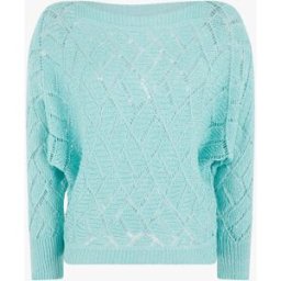 stand-prive.com Pull brillant en maille pailletée - Turquoise turquoise 36/38 female