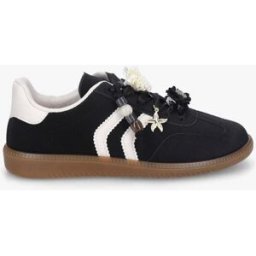 stand-prive.com Sneakers à empiècement fleurs et perles en bois - Noir noir 36 female