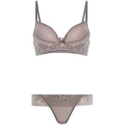 stand-prive.com Ensemble SG et string à dentelle - gris gris 100C/42 female