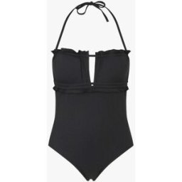 stand-prive.com Maillot de bain une pièce à volants - Noir noir 36 female