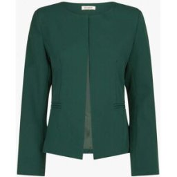 stand-prive.com Veste droite ouverte à col rond - Vert forêt vert-foret 36 female