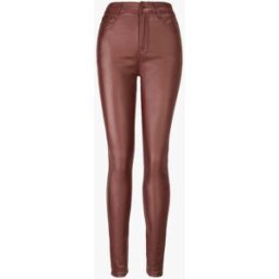 stand-prive.com Jean slim taille haute enduit - Bordeaux bordeaux 36 female