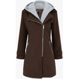 stand-prive.com Manteau zippé à capuche en sweat - Marron marron 36 female