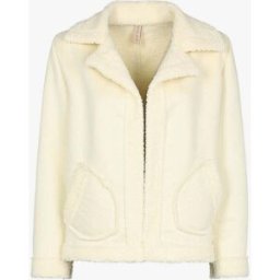 stand-prive.com Veste courte style cuir retourné - Écru ecru 36 female