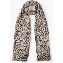 stand-prive.com Foulard imprimé léopard - Beige beige T.U female