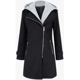 stand-prive.com Manteau zippé à capuche en sweat - Noir noir 36 female