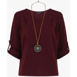 stand-prive.com Pull ample uni col V - Prune prune 36 female